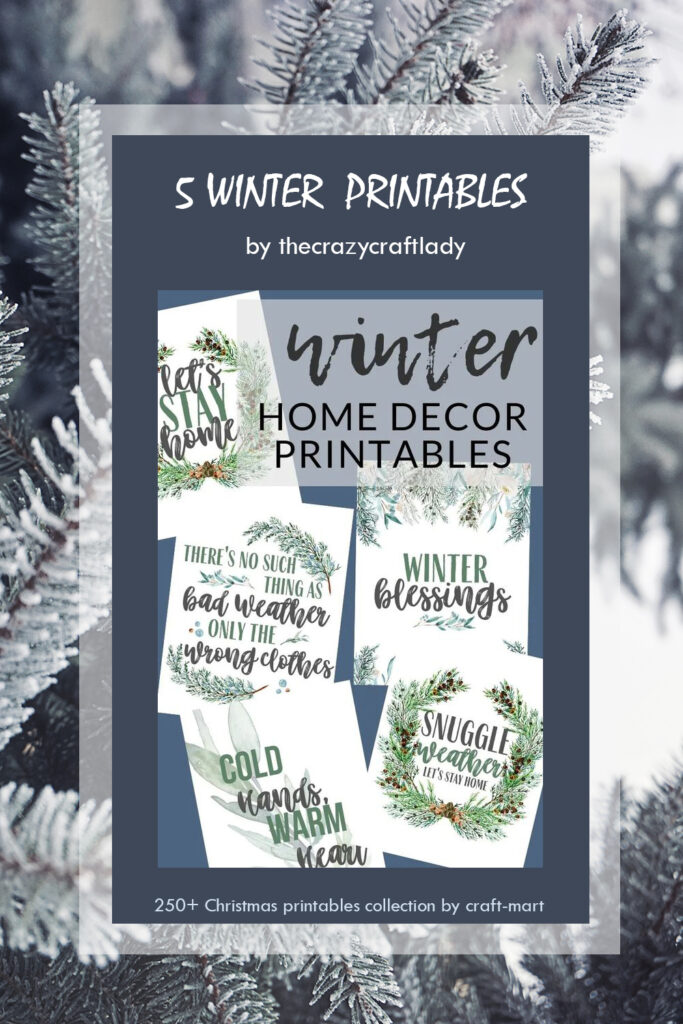 free winter printables