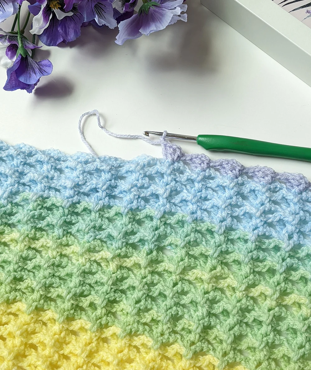 double crochet blanket pattern