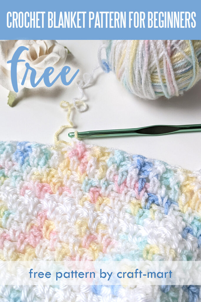 free crochet blanket pattern for beginners