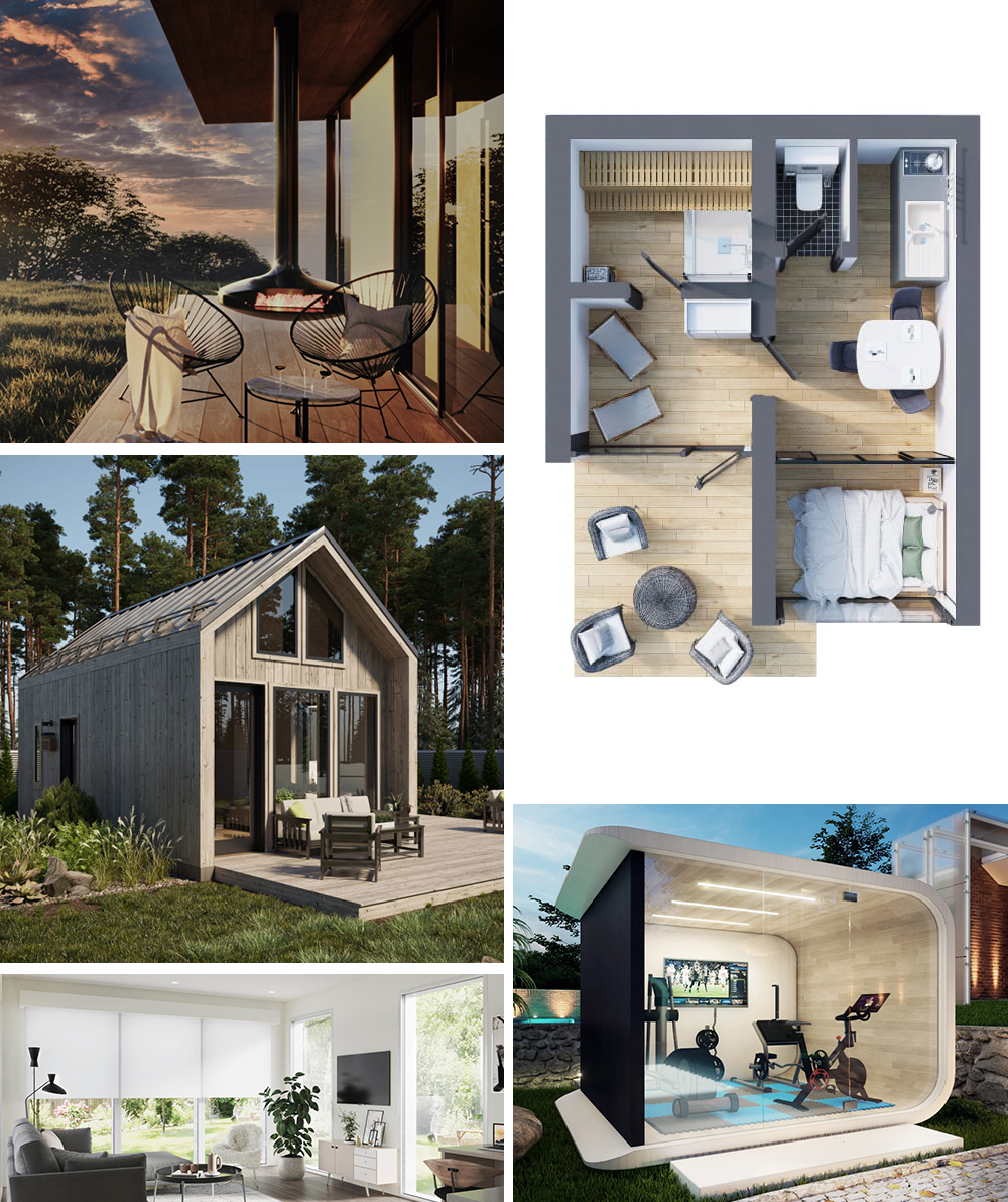 Cabin Shell Home Kit House Kit Tiny Home Kit Eco Home House Kit Sustainable  Home