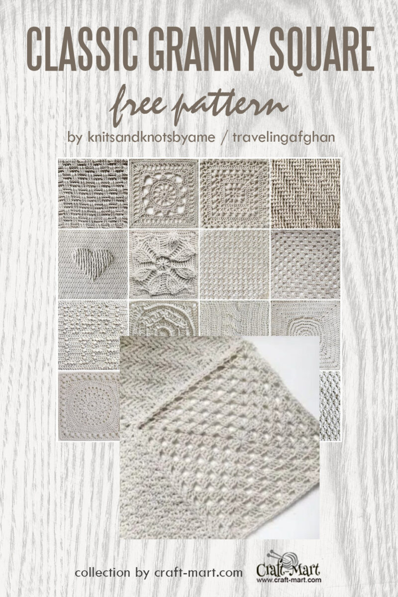 10 free granny square crochet patterns - Craft-Mart