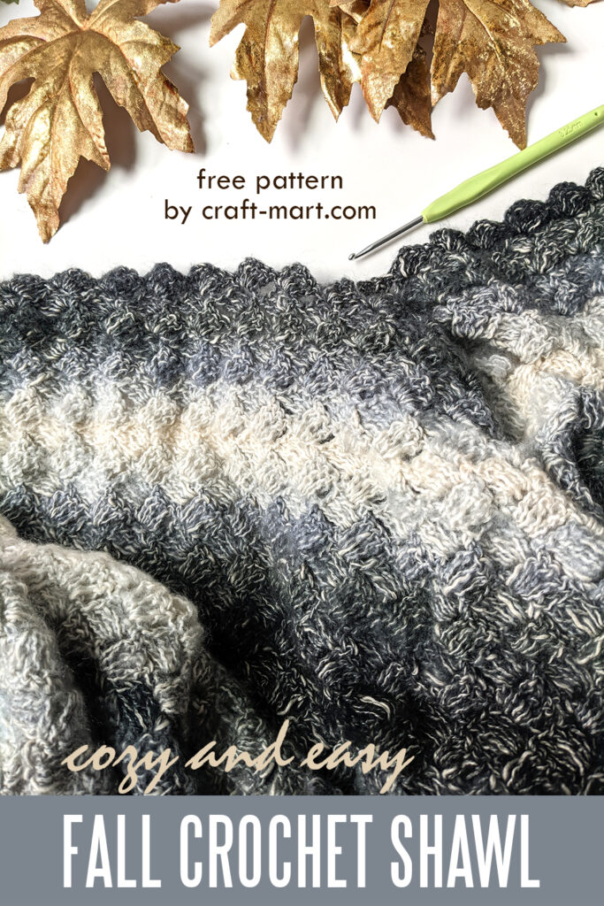 Easy Corner-to-Corner Crochet Shawl