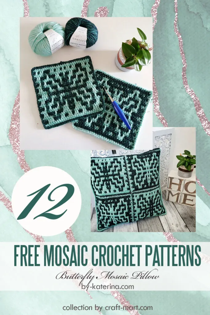 12 Free Mosaic Crochet Patterns for Beginners - Craft-Mart