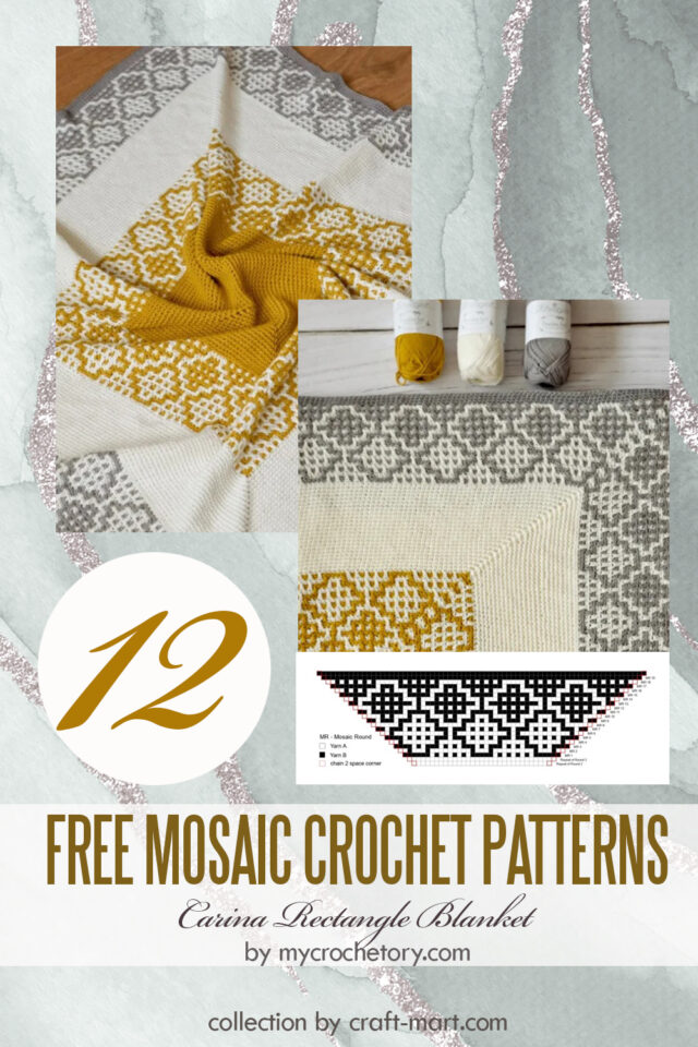 12 Free Mosaic Crochet Patterns for Beginners CraftMart