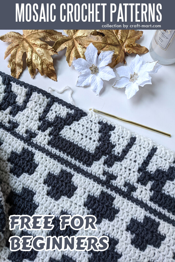 Best Mosaic Crochet Patterns + Techniques and Resources 