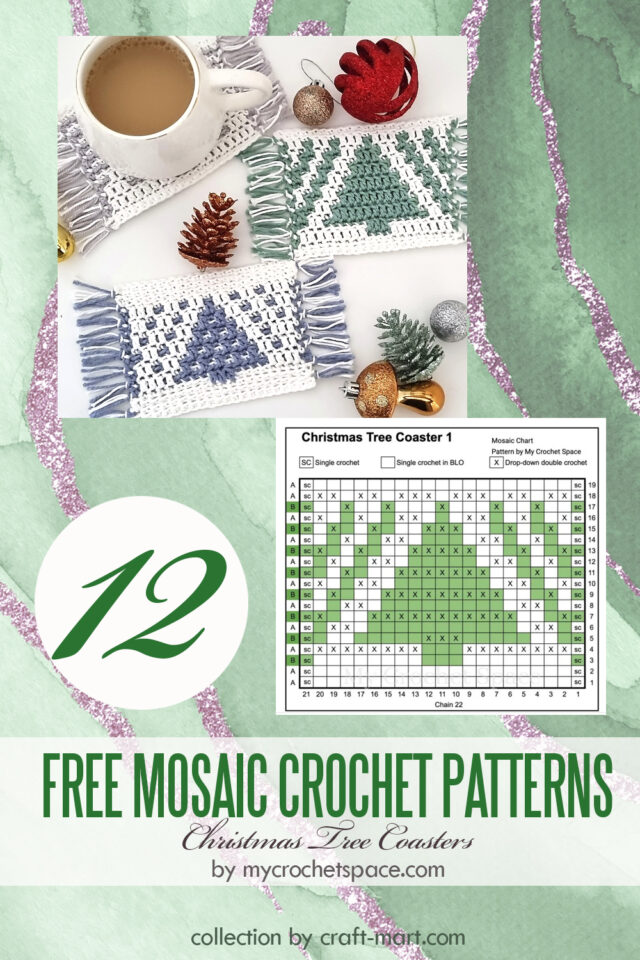 12 Free Mosaic Crochet Patterns for Beginners CraftMart