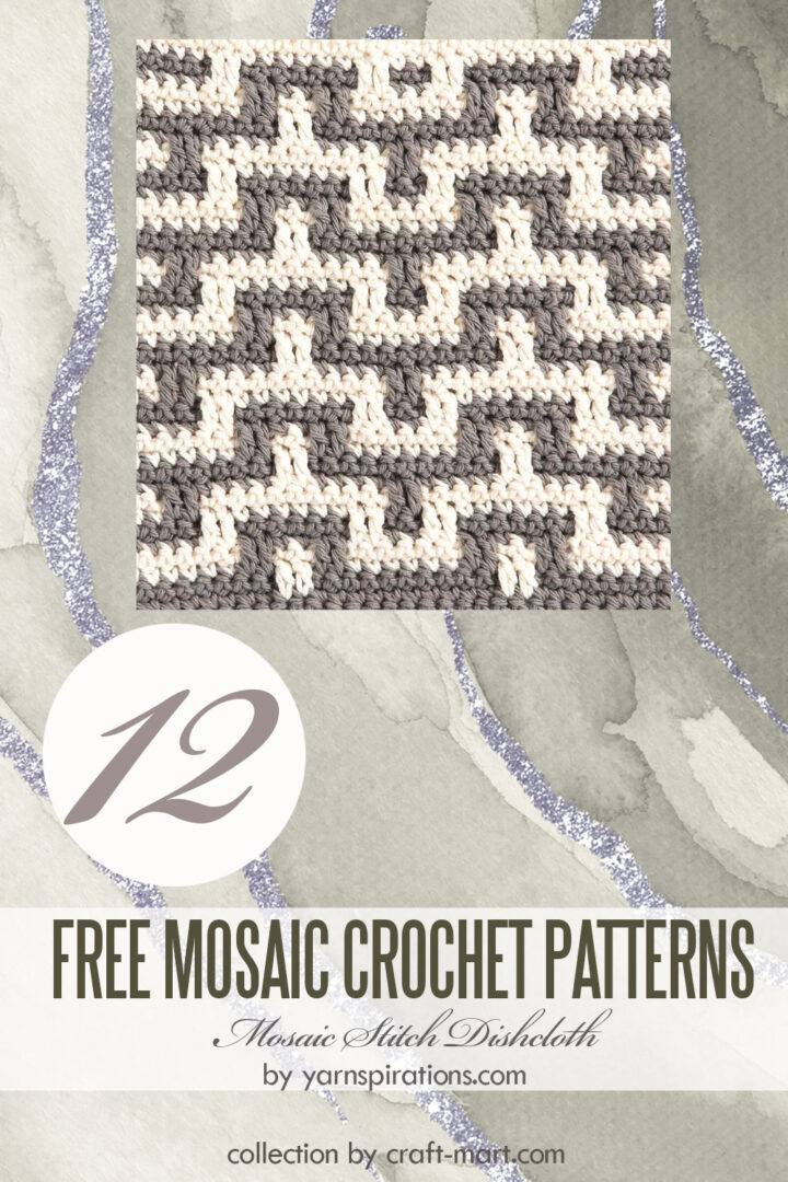 12 Free Mosaic Crochet Patterns for Beginners CraftMart