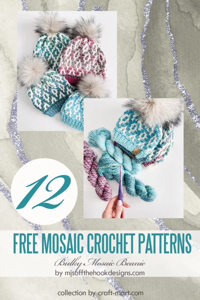 12 Free Mosaic Crochet Patterns for Beginners - Craft-Mart