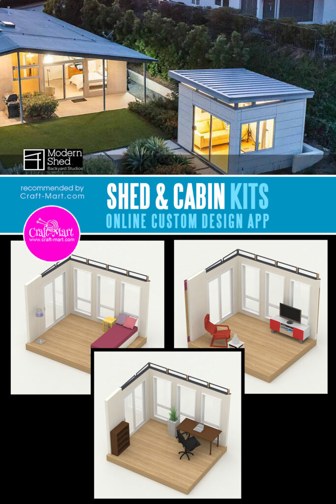 DIY modern prefab shed kits