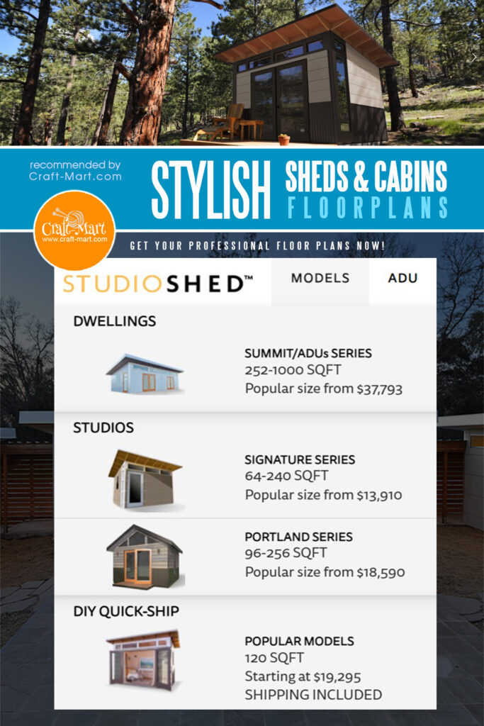 Fantastic prefab cabins and sheds (DIY kits)