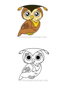 Owl-Cartoon-Drawing-for-Kids_result - Craft-Mart
