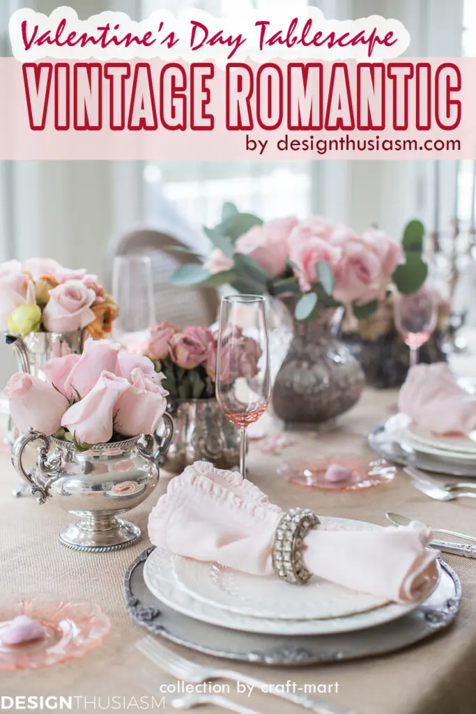 Romantic Valentine's Day Tablescape