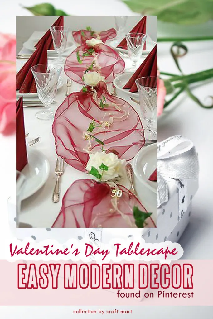 A Stunning Modern Valentine's Table