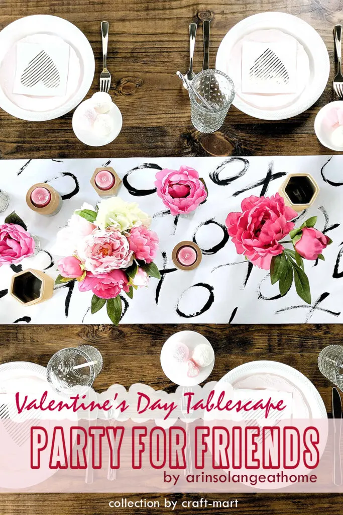 Simple Valentines Tablescape for an Easy Holiday - Parties With A