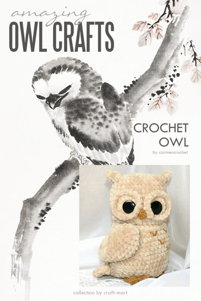A Cute Crochet Owl