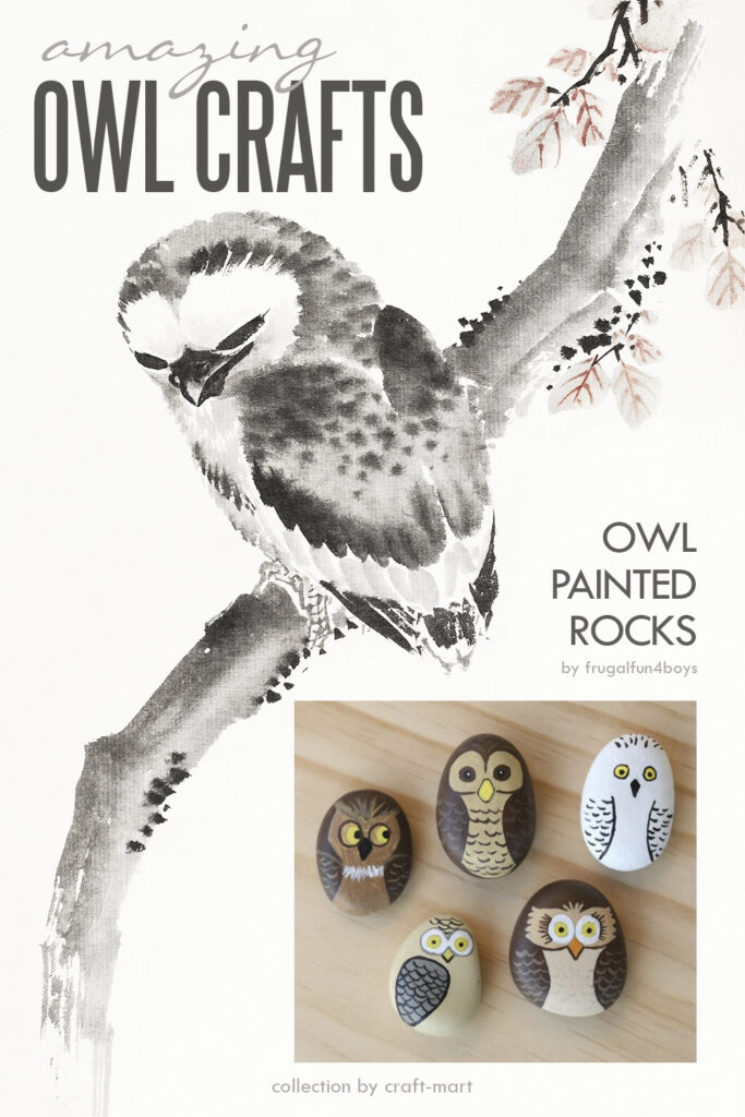 Owl Rock Painting