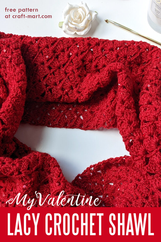 Crochet Shawl My Valentine