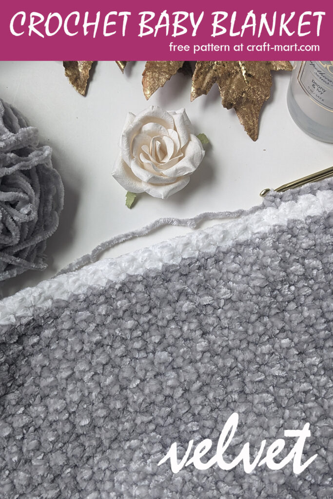 crochet stitch for velvet yarn