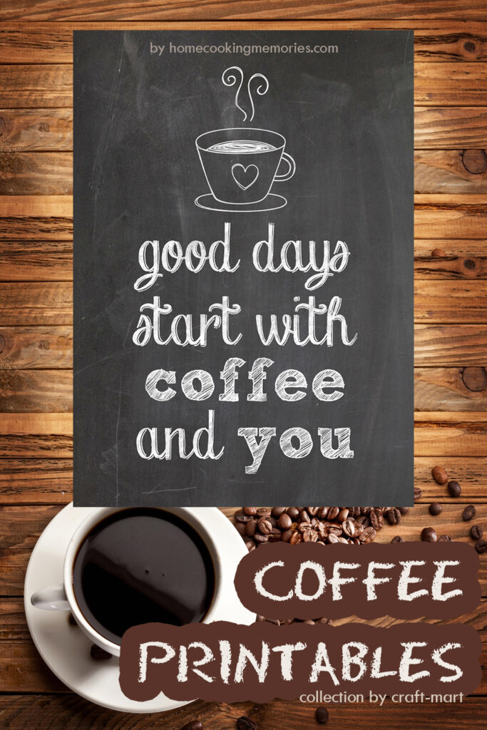 free coffee printable