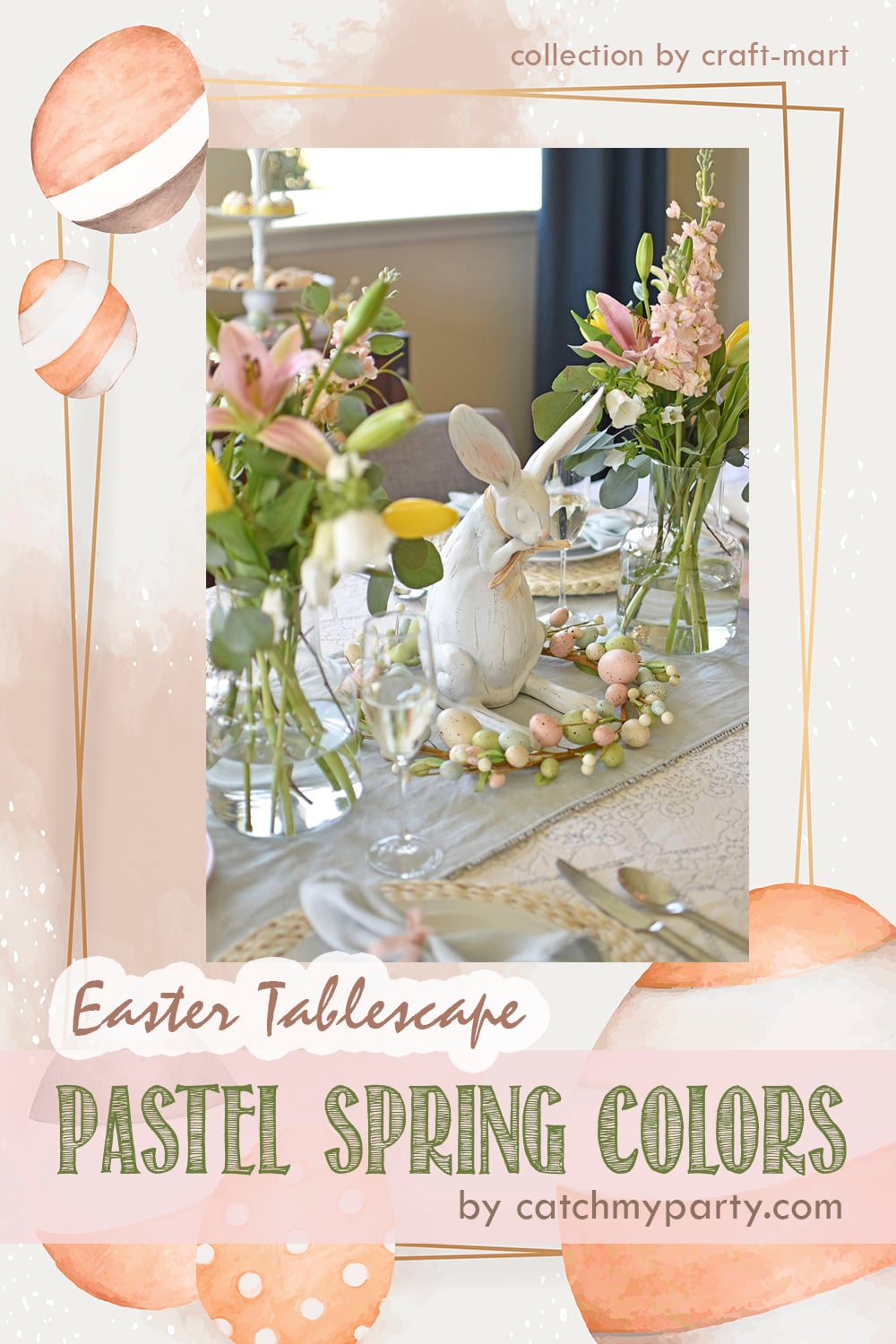 Easter Table in Pastel Colors - Craft-Mart