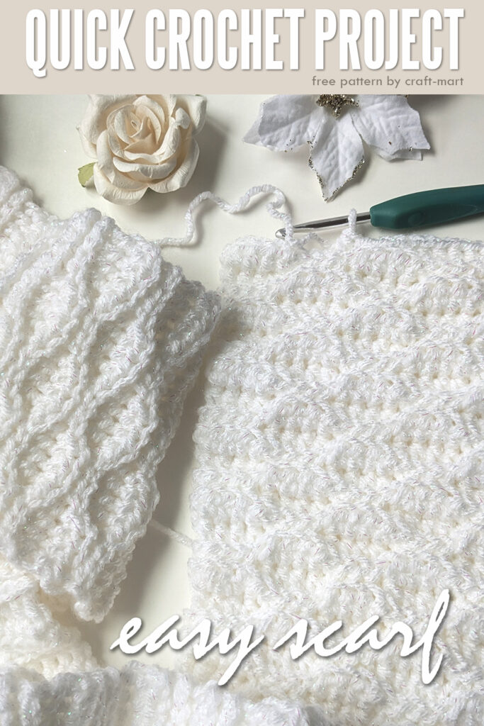 quick and easy crochet scarf