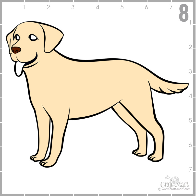 step 8 - color dog's body