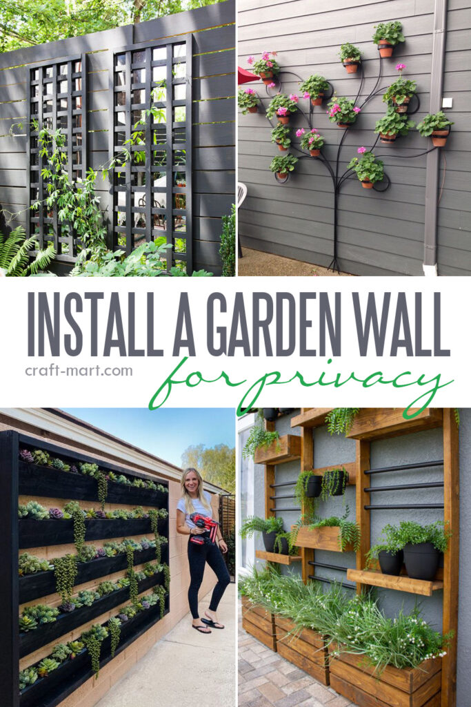 DIY Garden Wall