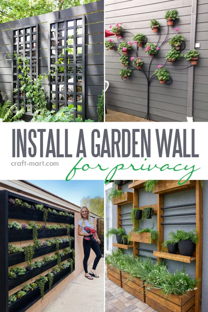 DIY Garden Wall
