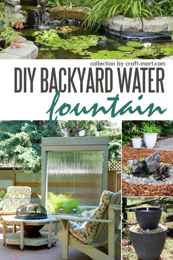 DIY backyard fountain