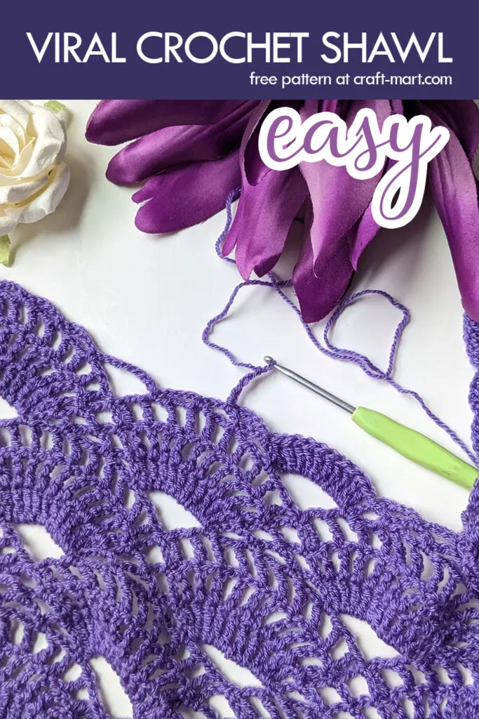 Virus Crochet Shawl