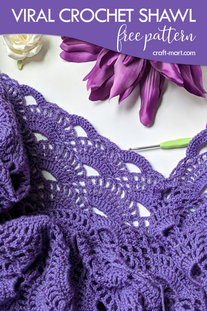 Elegant Lacy Crochet Shawl Tutorial