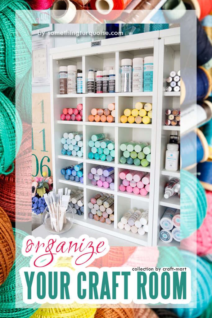 How to Declutter & Organize a Craft Room