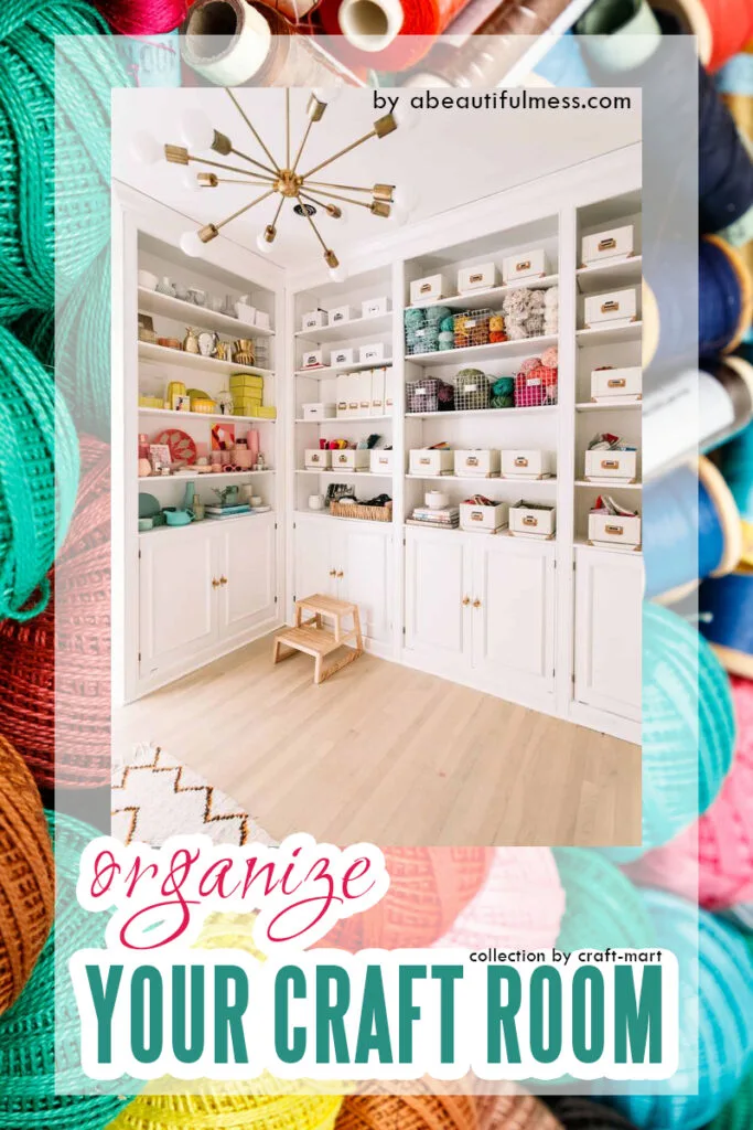 7 Clever Ideas for Organizing and Storing Yarn  Knitting room, Craft room  storage, Craft room design