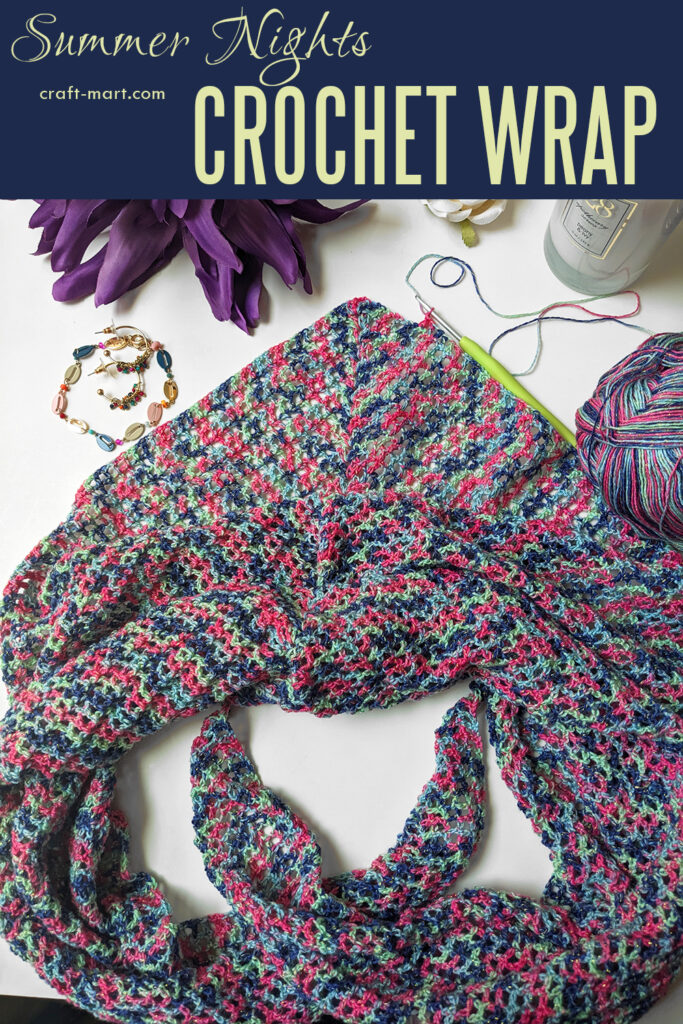 Light Modern Crochet Shawl