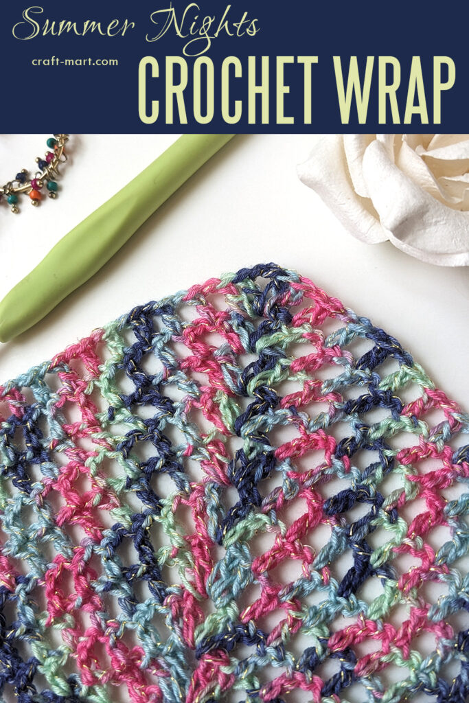 Easy Modern Crochet Shawl