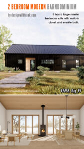 2 BR Modern Barn House