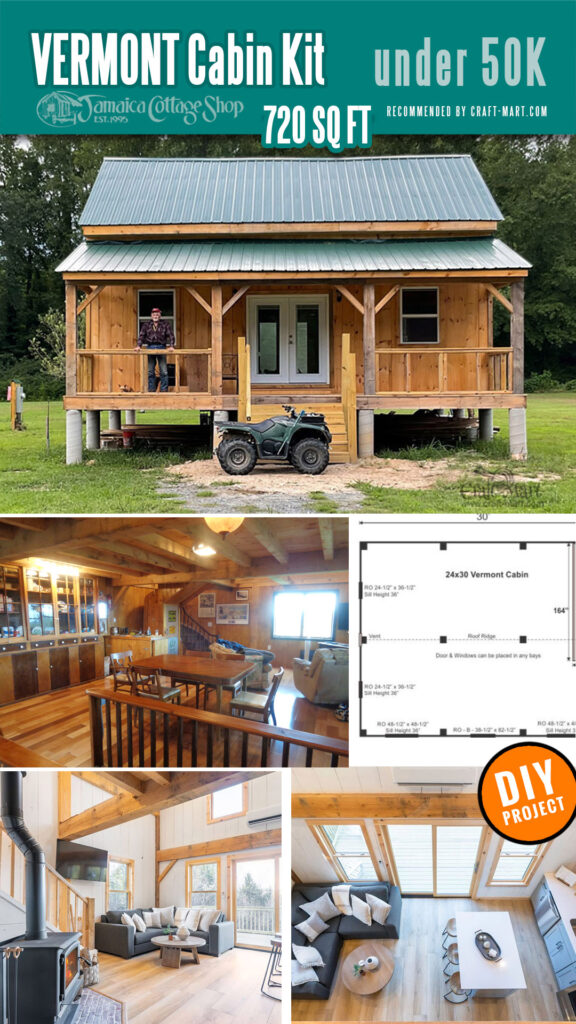 The Most Popular Vermont Cabin Kit by JCS