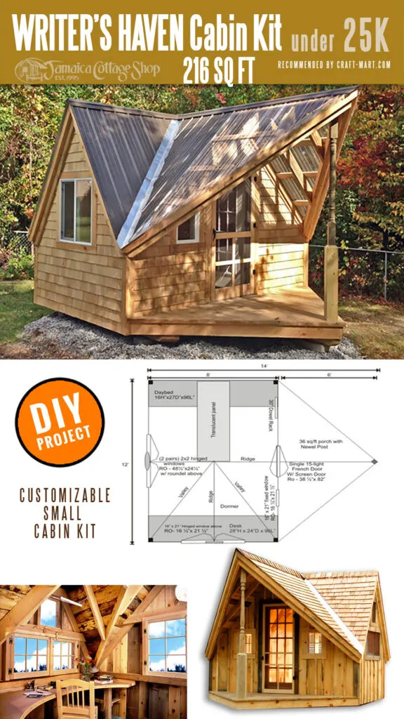 Small Cabin Kit Writer's Haven by JCS