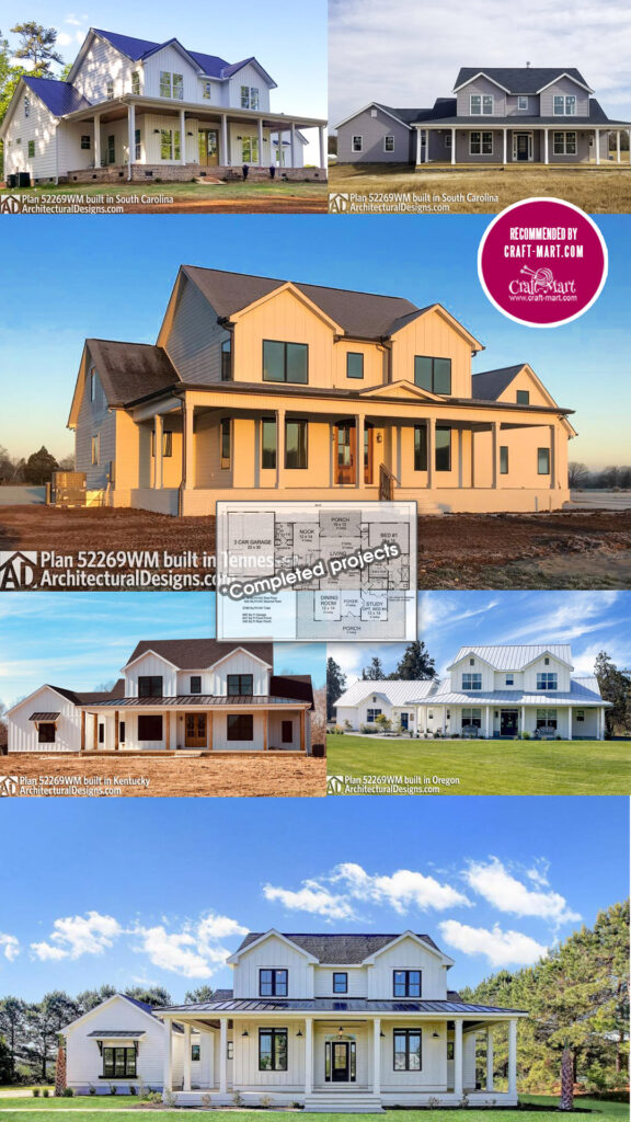 Actual Homes Built Using Country House Plans