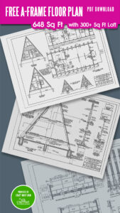 Free A-Frame Cabin Plan