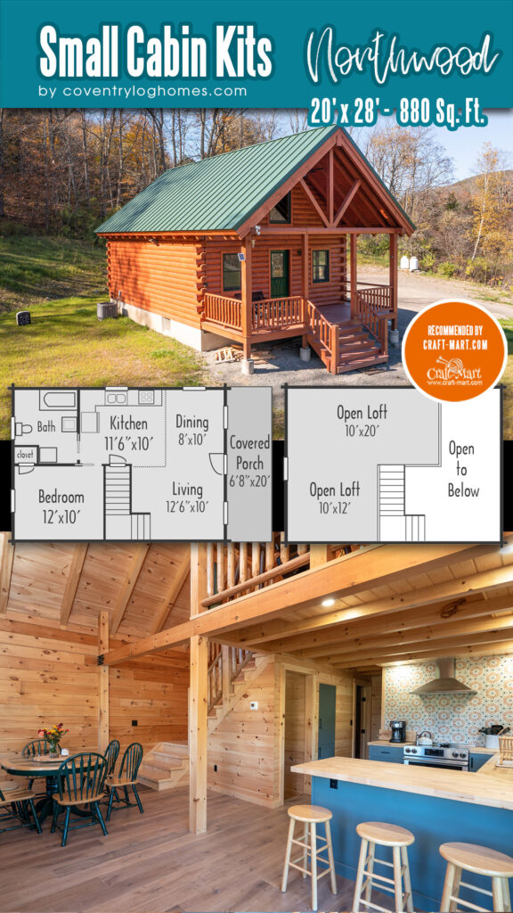 The Northwood log cabin