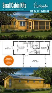 Parkside pre-built cabin under 400 sq ft