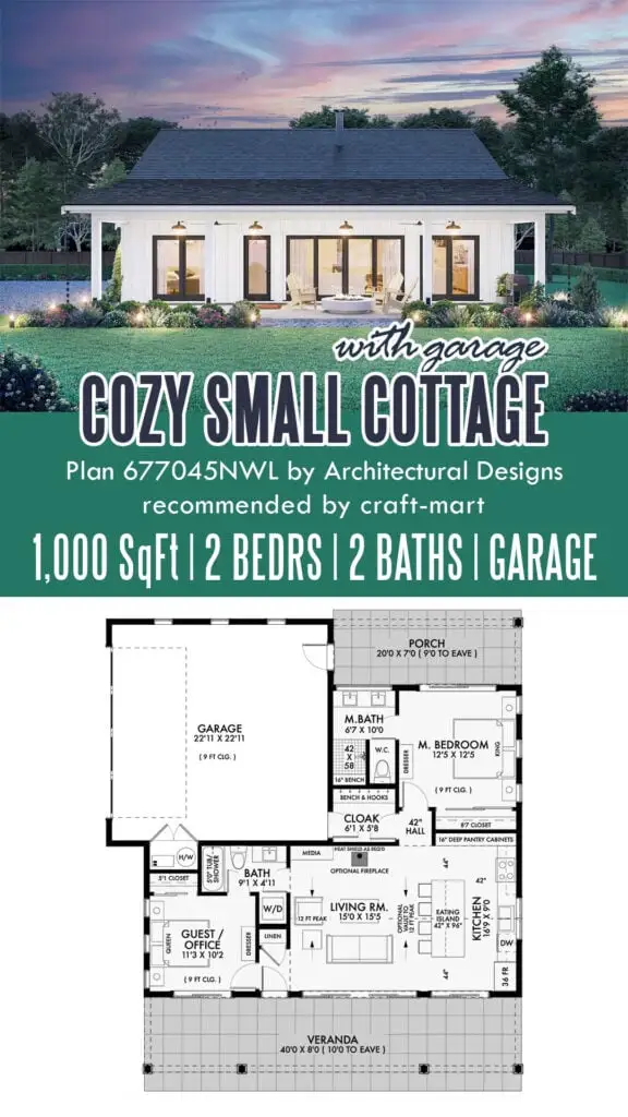 Cozy Small Cottage with Garage