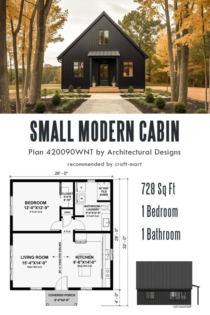 Modern Cabin Floor Plan