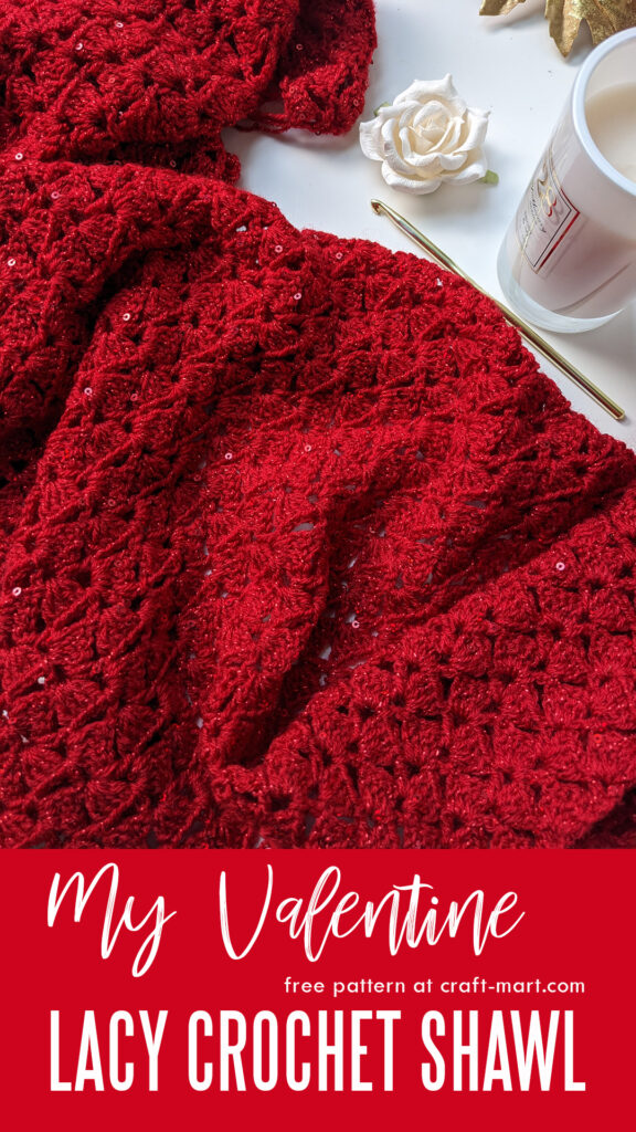 My Valentine Crochet Shawl