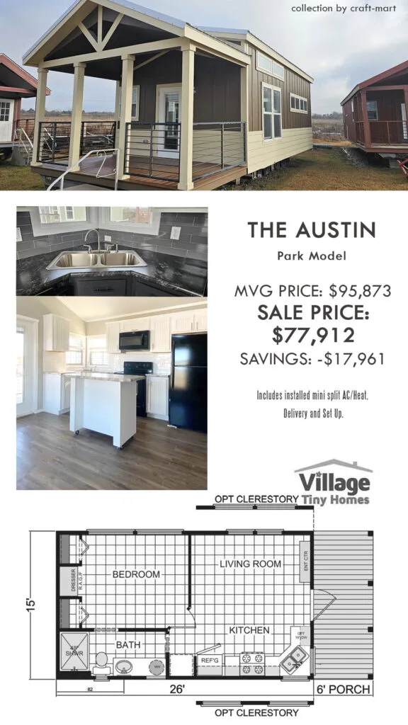 The Austin Tiny House for Sale in Texas