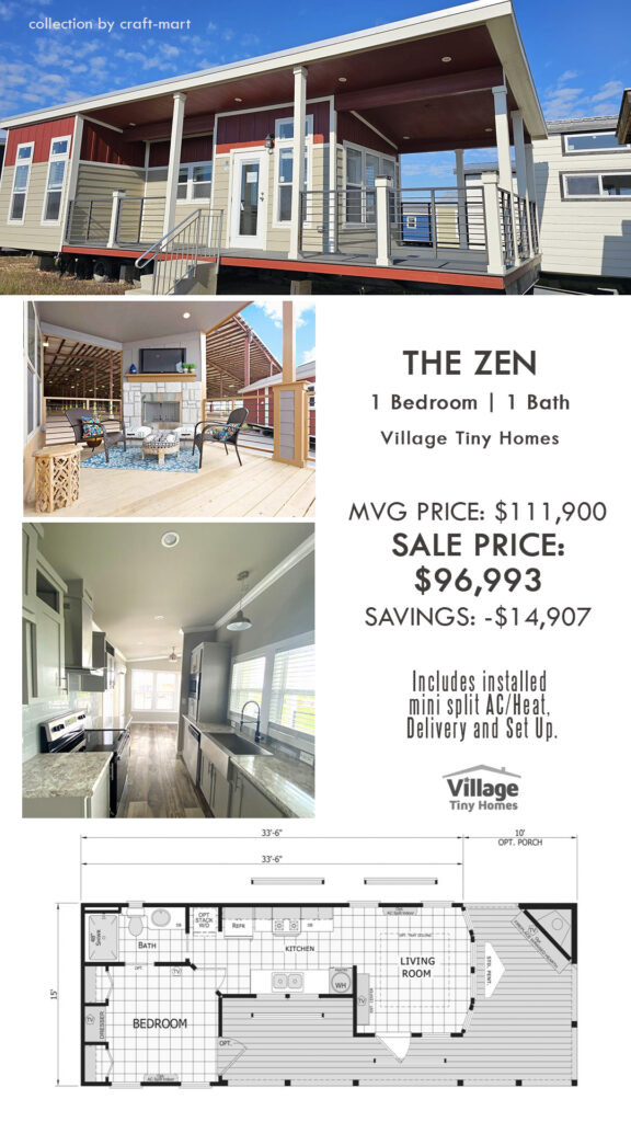 The Zen - Tiny Home for Sale in TX