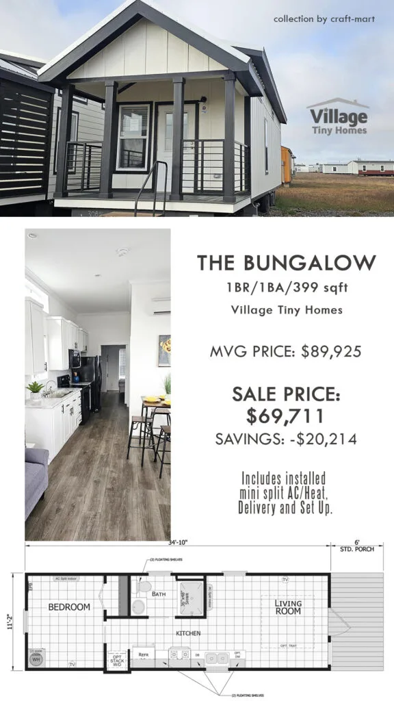 Tiny Home for Sale: The Bungalow