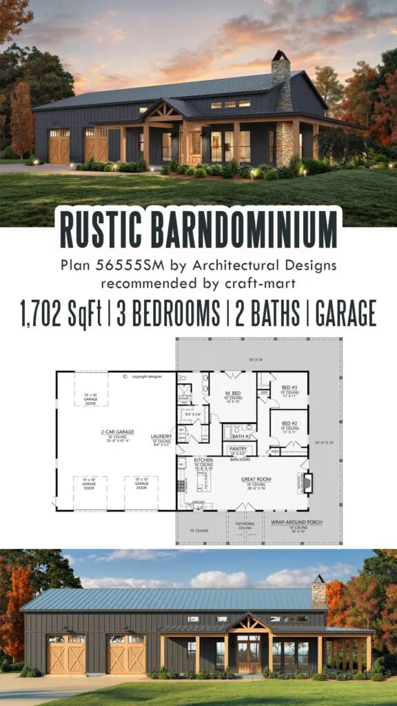 3-Bedroom Barndo with Oversized Shop