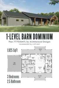Single Level Barndominium